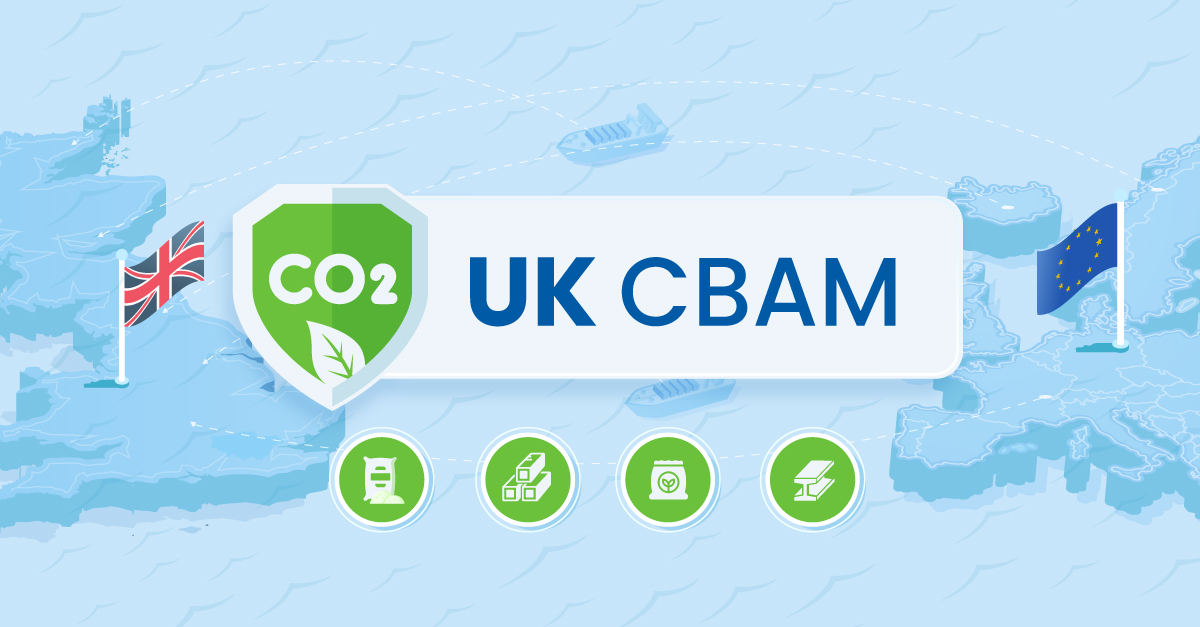 UK CBAM rules for carbon-intensive goods traded between the UK and EU
